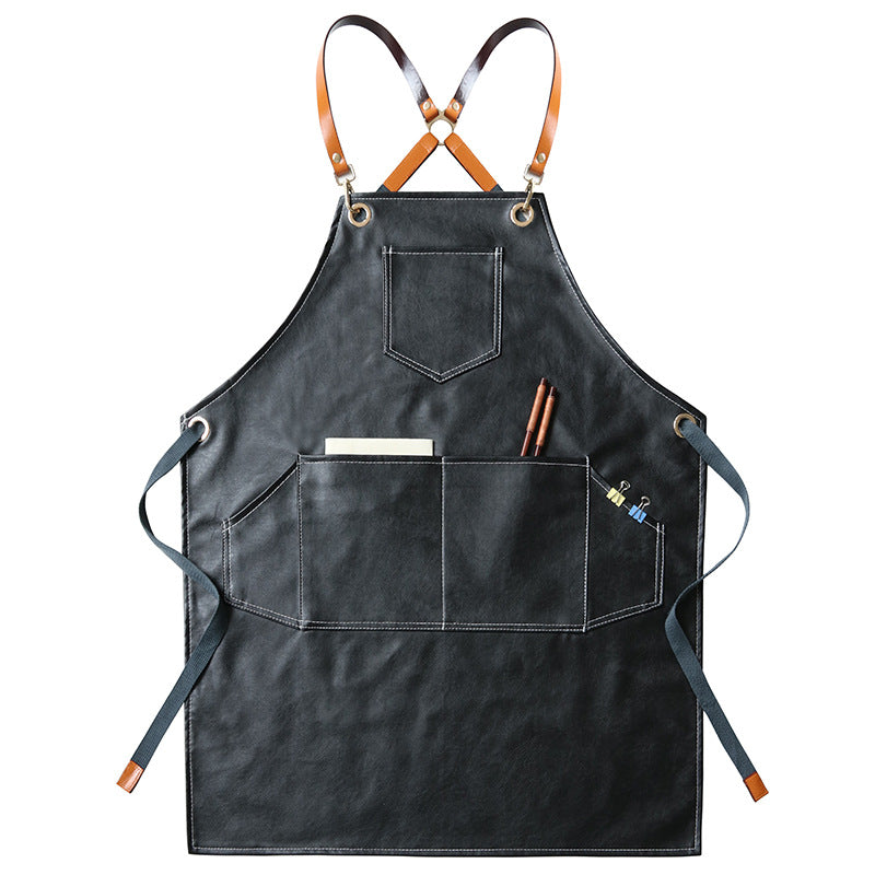 Personalized Leather Apron — Engraved Kitchen Gift for the Home Cook