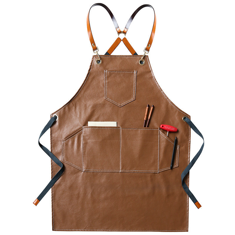 Personalized Leather Apron — Engraved Kitchen Gift for the Home Cook