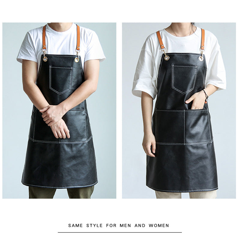 Personalized Leather Apron — Engraved Kitchen Gift for the Home Cook
