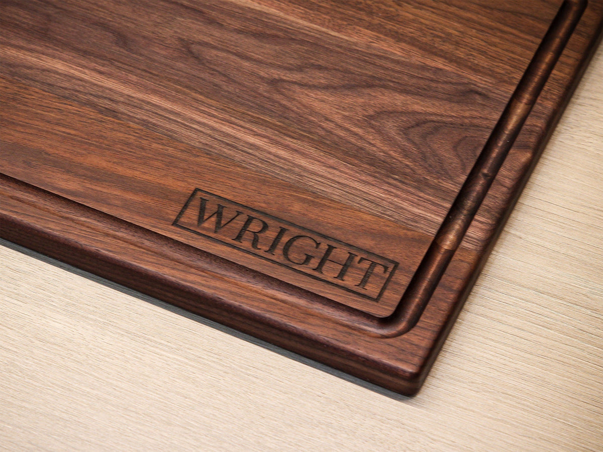 Personalized Engraved Cutting Board — Handcrafted Wedding & Housewarming Gift